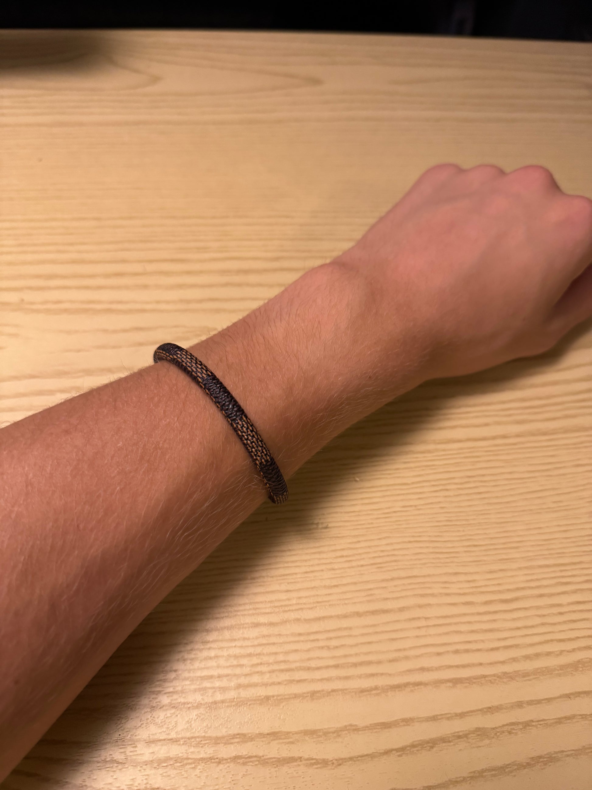 Leren armband