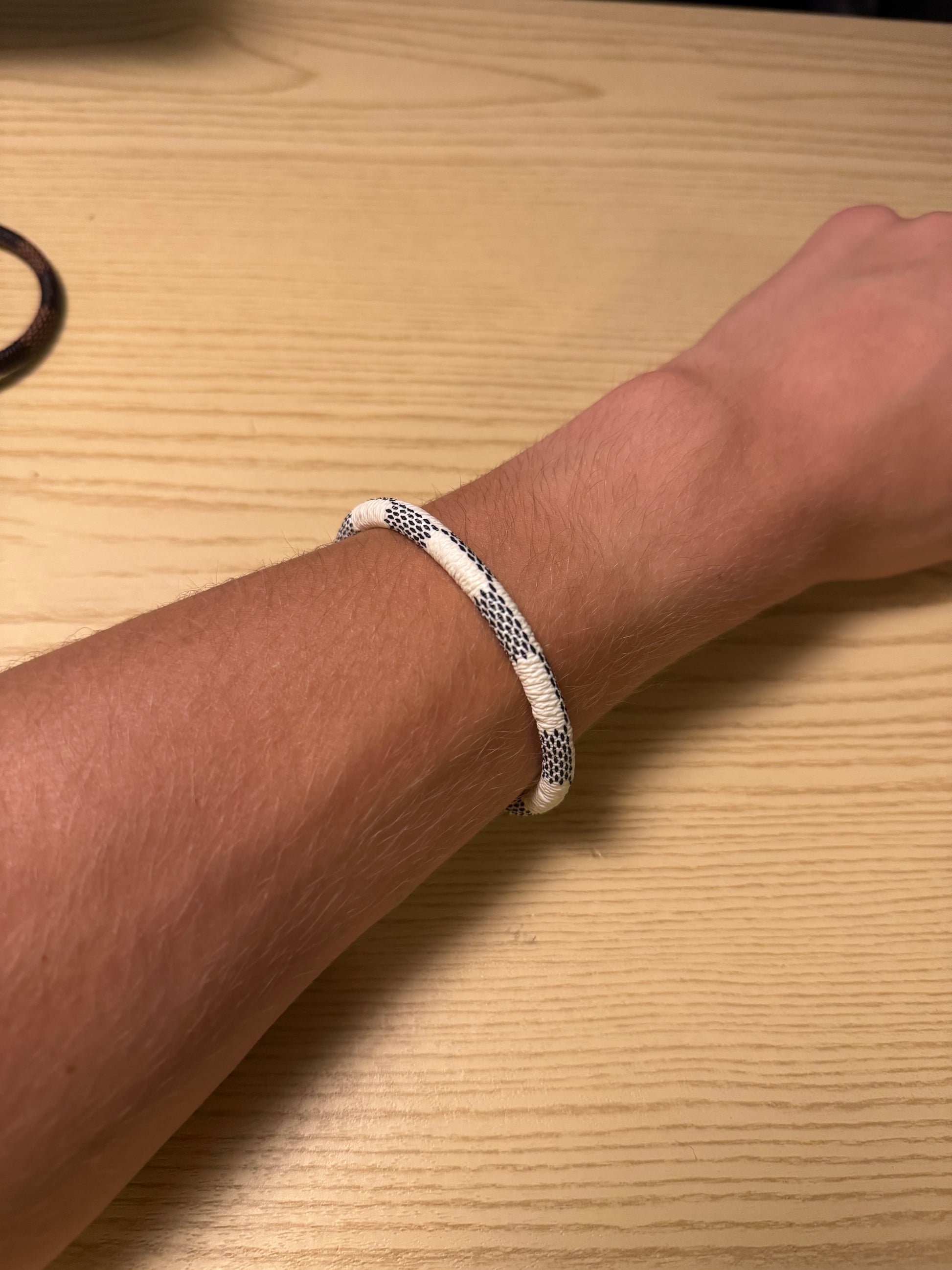 Leren armband